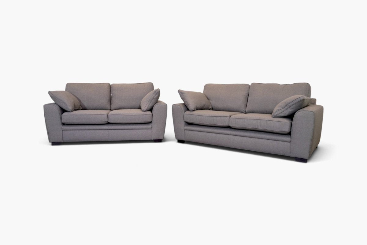 Chalfont Fabric 3 & 2 Seater Sofa Set, Texas Grey