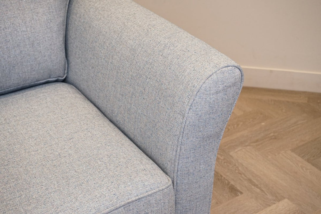 Charlotte II Armchair, Aquaclean Aston Blue