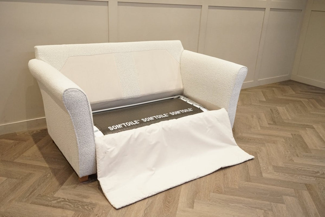 Charlotte II Fabric Sofa Bed, Boucle Marshmallow
