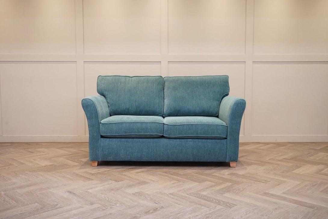Charlotte II Fabric Sofa Bed, Easy Clean Chenille Teal
