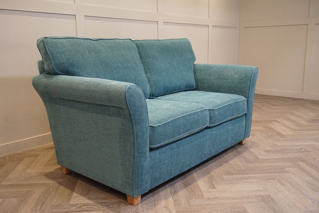 Charlotte II Fabric Sofa Bed, Easy Clean Chenille Teal