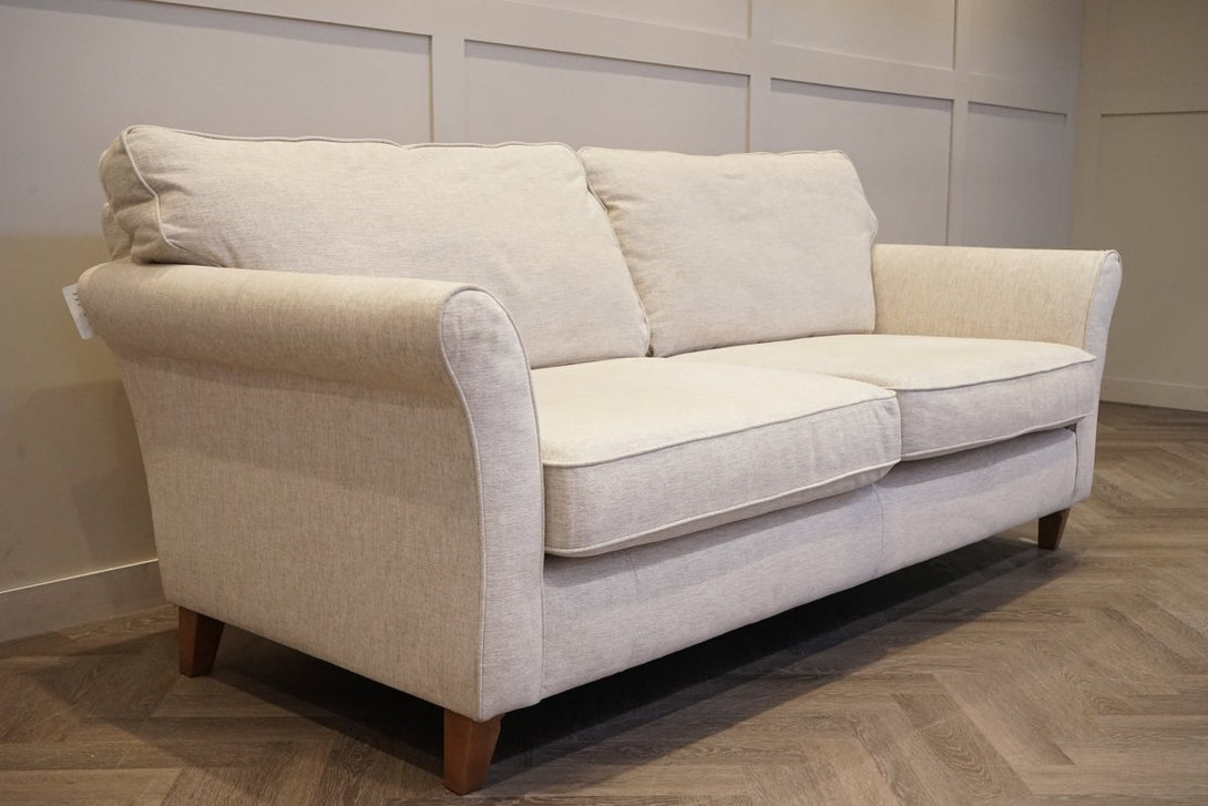 Charlotte II Grand 4 Seater Sofa, Aquaclean Connie Natural
