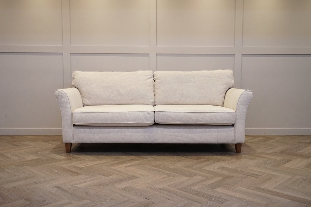 Charlotte II Grand 4 Seater Sofa, Aquaclean Connie Natural