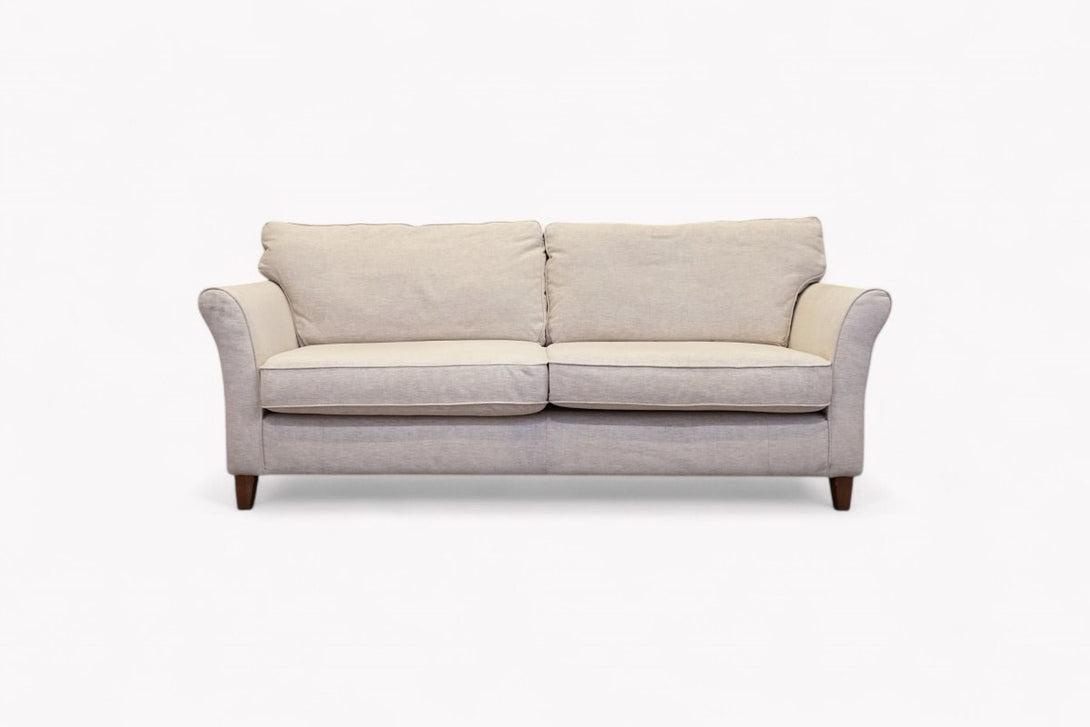 Charlotte II Grand 4 Seater Sofa, Aquaclean Connie Natural