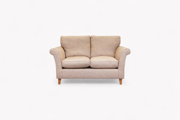 Charlotte II Small 2 Seater Sofa, Aquaclean Aston Natural