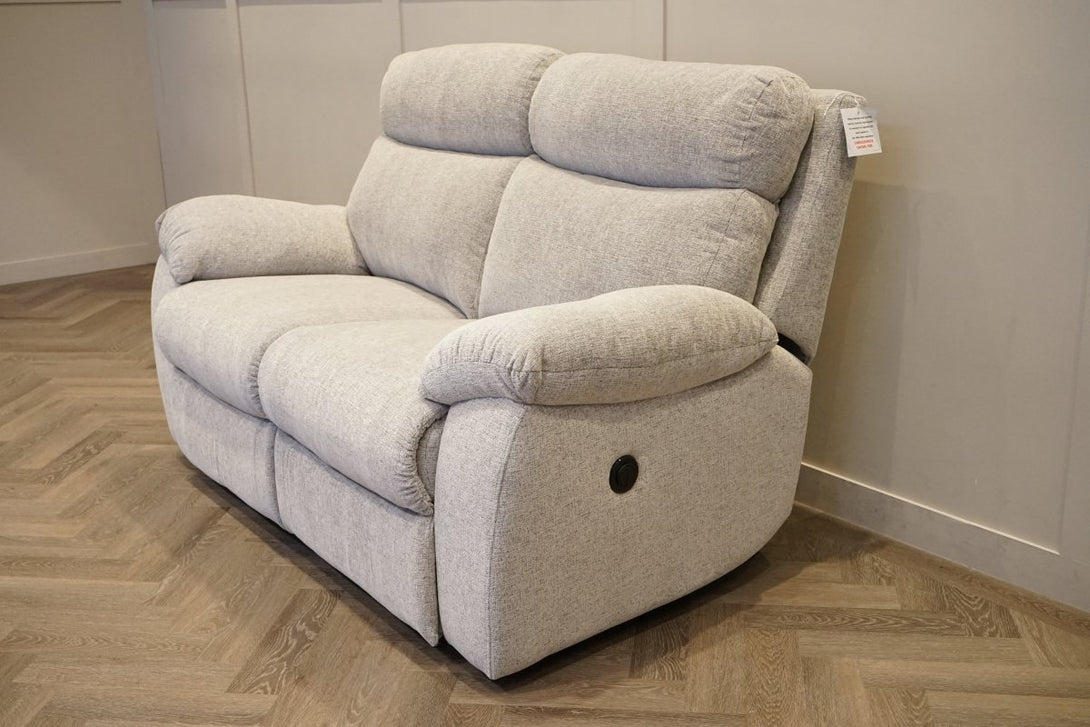 Cloud 2 Seater Sofa, Chenille Silver