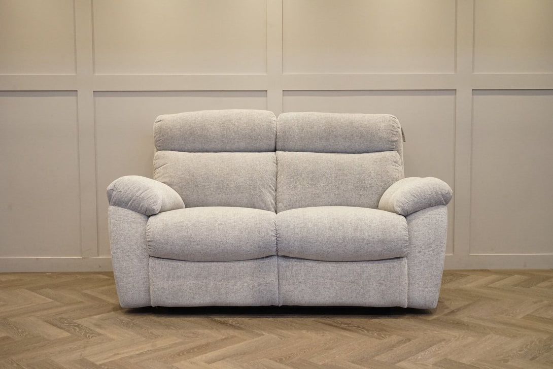Cloud 2 Seater Sofa, Chenille Silver