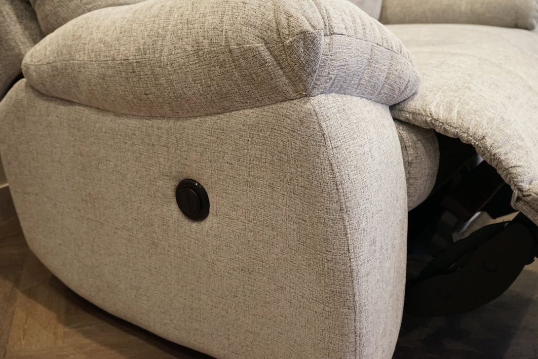 Cloud 2 Seater Sofa, Chenille Silver
