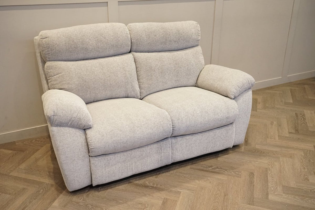 Cloud 2 Seater Sofa, Chenille Silver