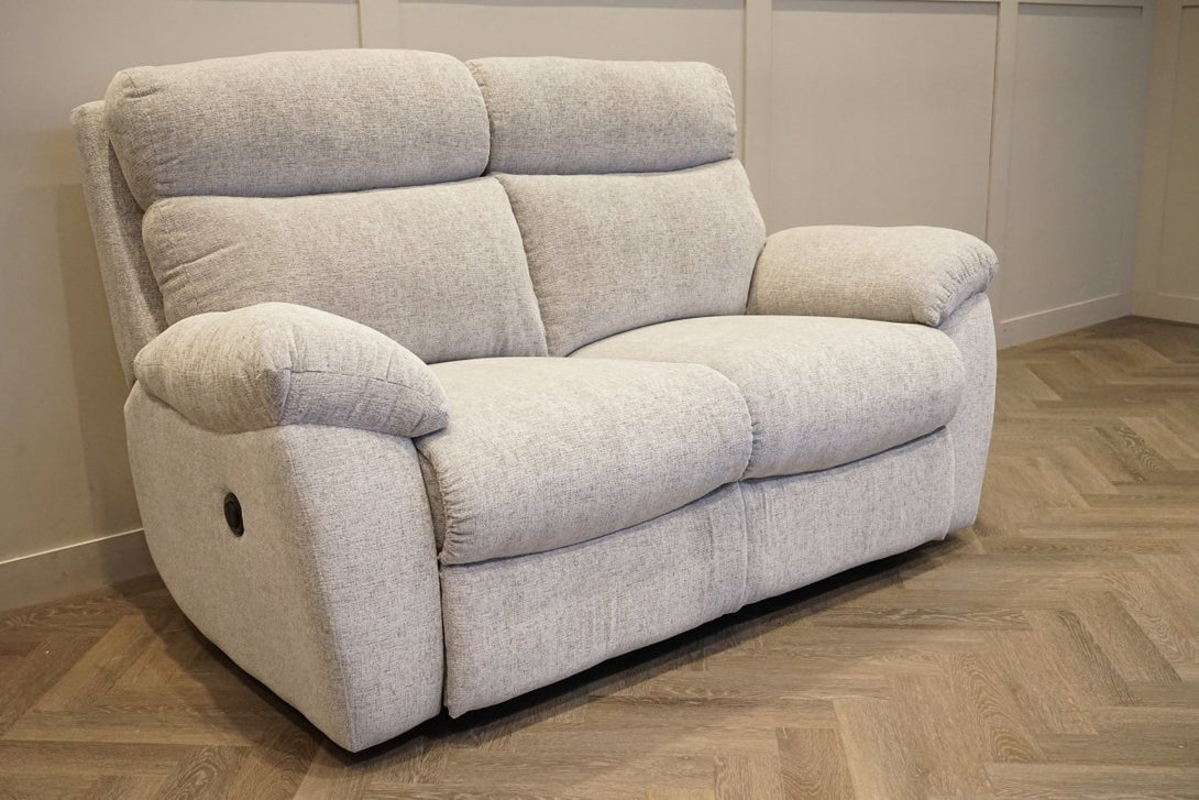 Cloud 2 Seater Sofa, Chenille Silver