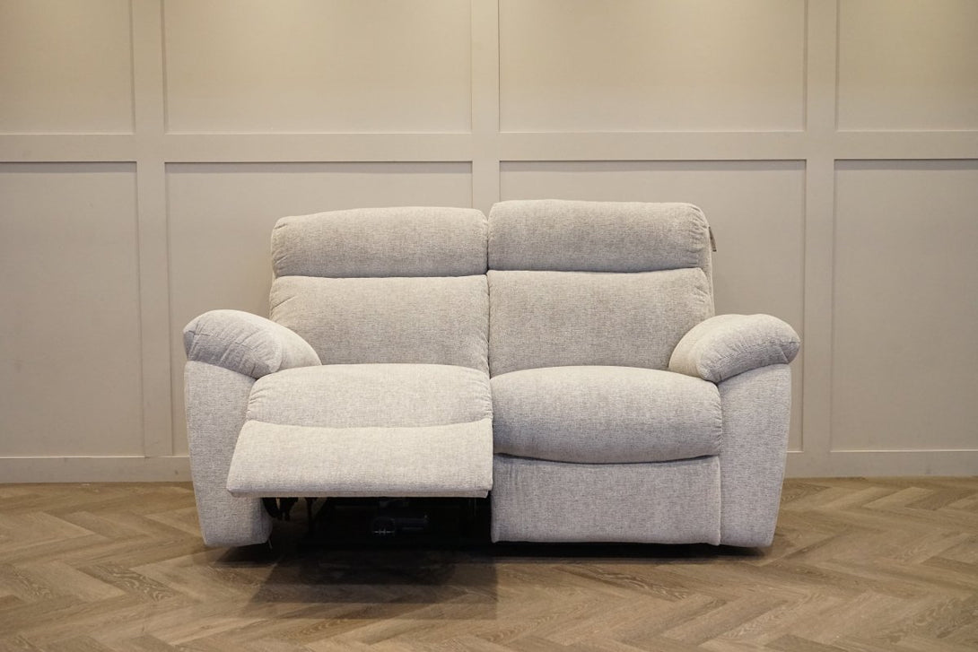 Cloud 2 Seater Sofa, Chenille Silver