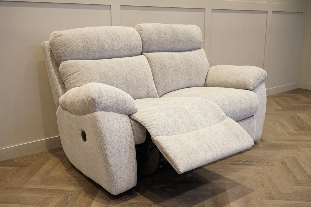 Cloud 2 Seater Sofa, Chenille Silver