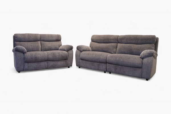 Cloud 3 + 2 Seater Sofa Set, Chenille Dark Grey