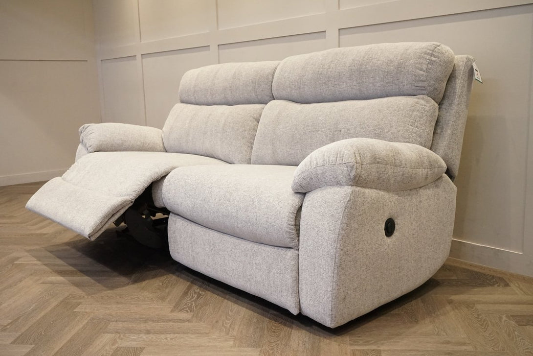 Cloud 3 Seater Sofa, Chenille Silver