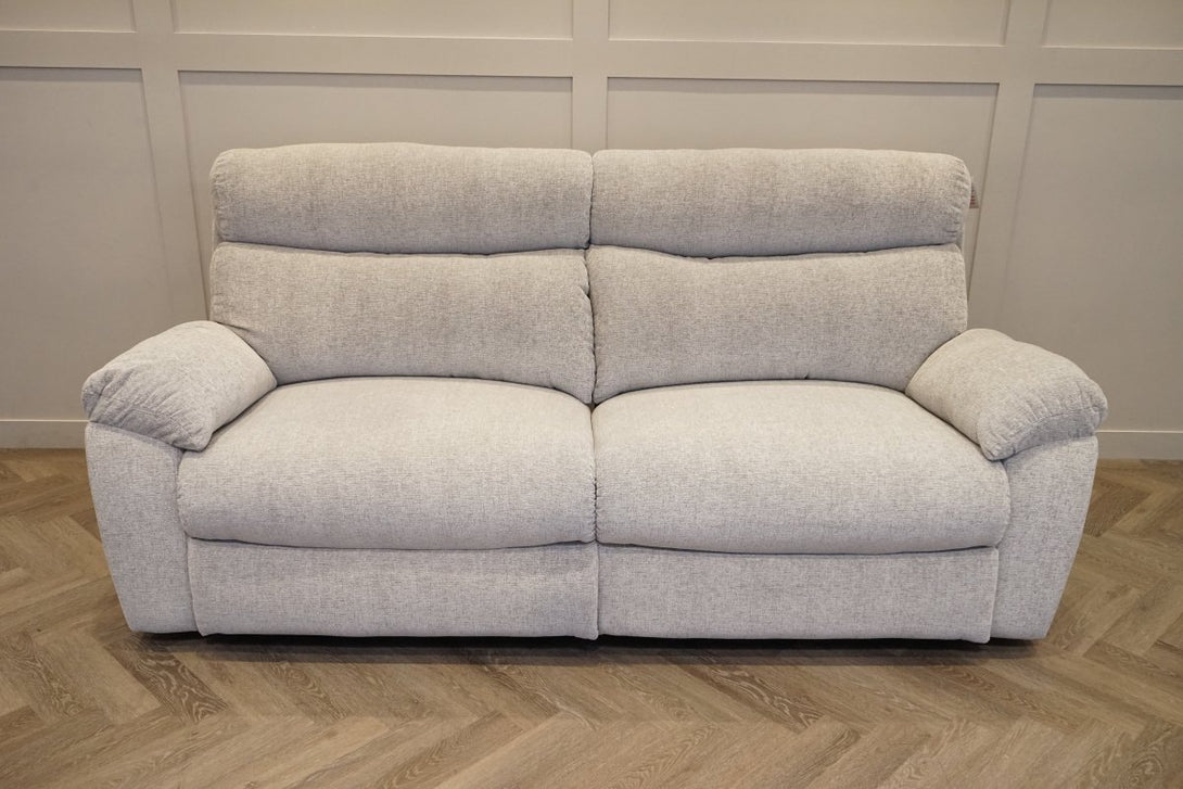 Cloud 3 Seater Sofa, Chenille Silver