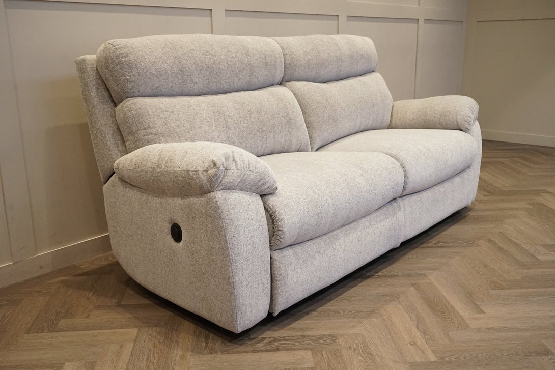 Cloud 3 Seater Sofa, Chenille Silver