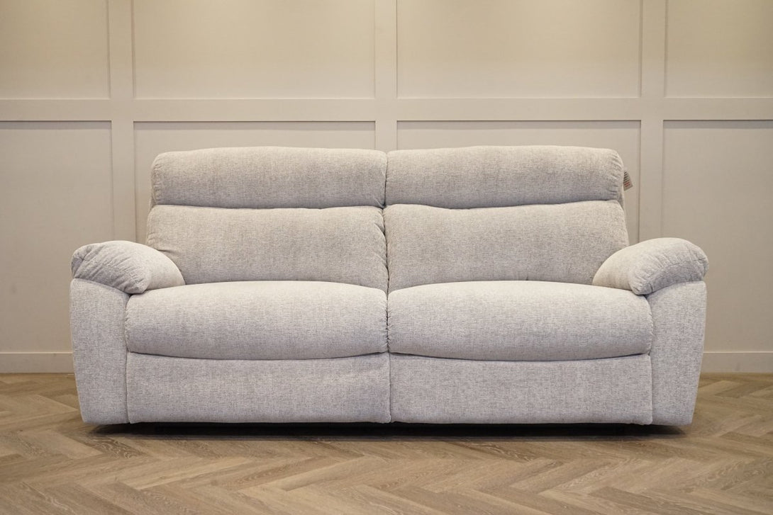 Cloud 3 Seater Sofa, Chenille Silver