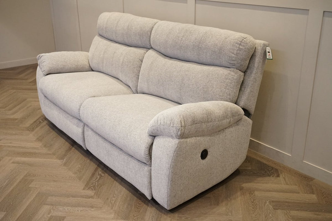 Cloud 3 Seater Sofa, Chenille Silver