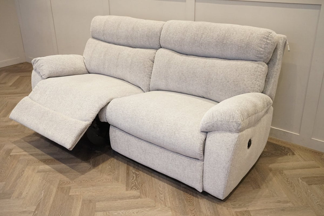 Cloud 3 Seater Sofa, Chenille Silver