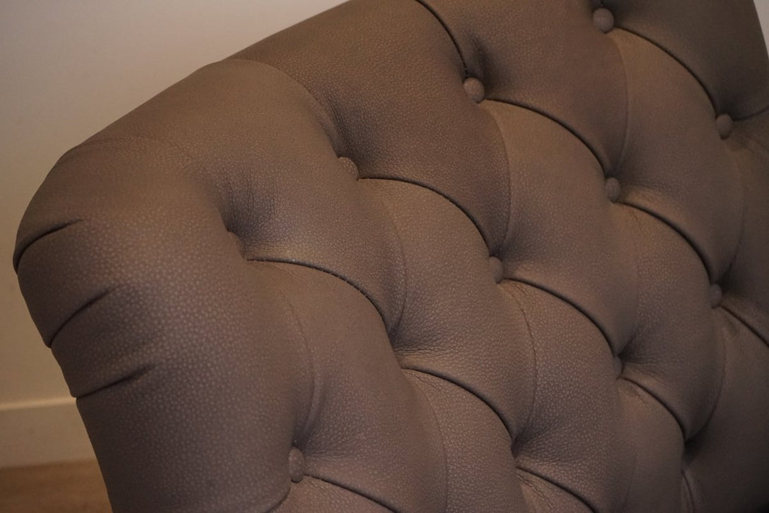Columbus Accent Armchair, Liimestone Leather