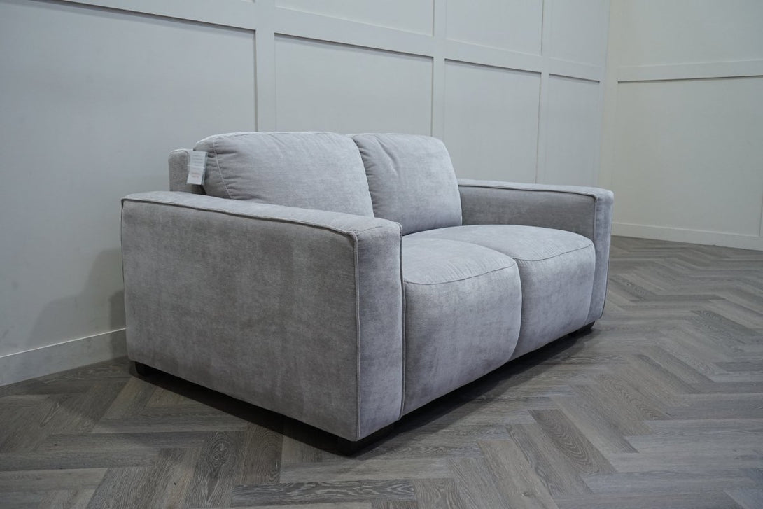 Como 2 Seater Fabric Sofa, Frost Grey