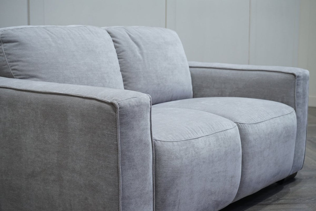 Como 2 Seater Fabric Sofa, Frost Grey