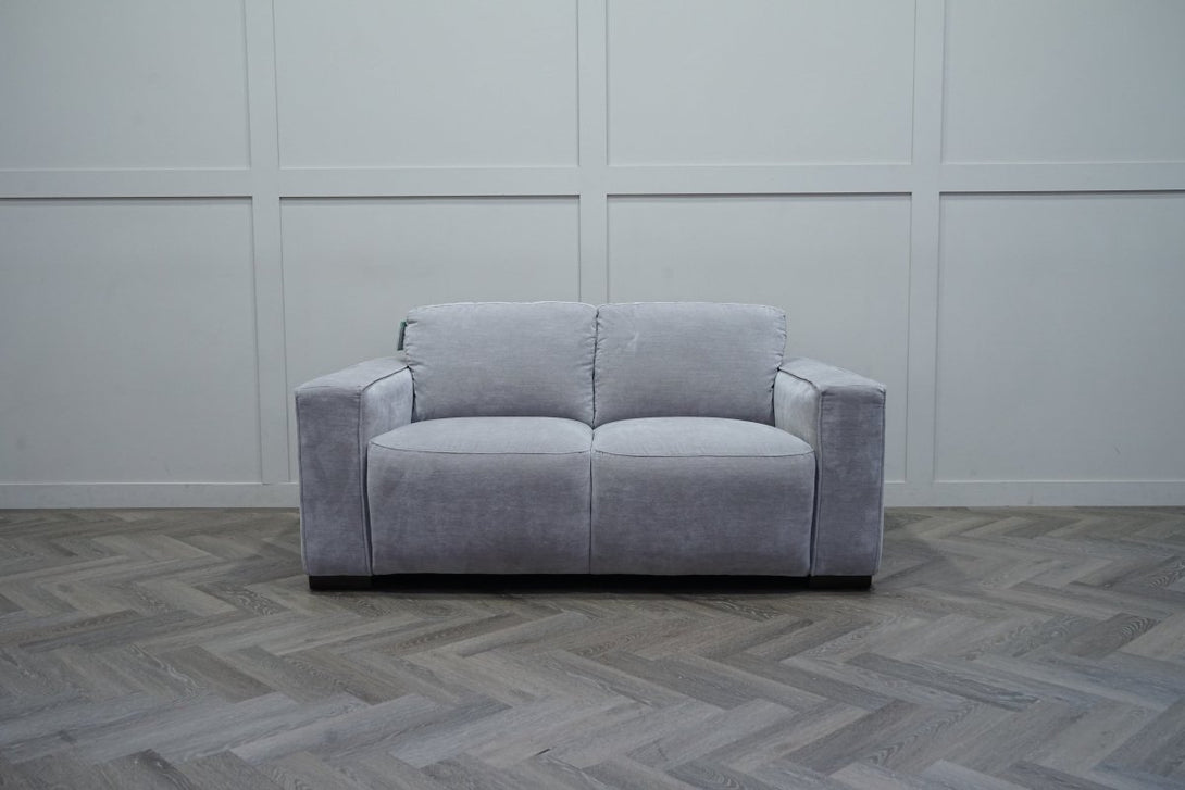 Como 2 Seater Fabric Sofa, Frost Grey