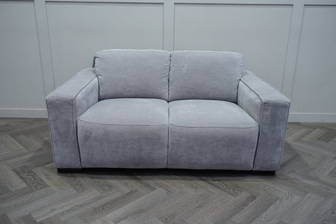 Como 2 Seater Fabric Sofa, Frost Grey
