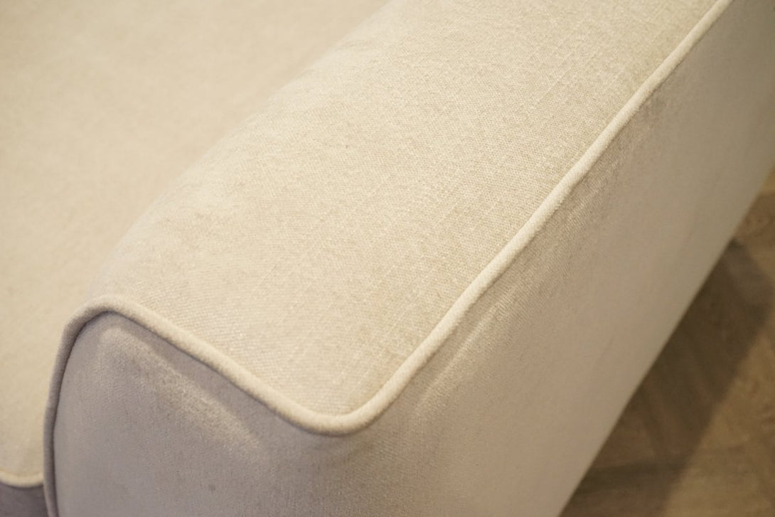 Conza Large 3 Seater Sofa, Aston Natural Linen