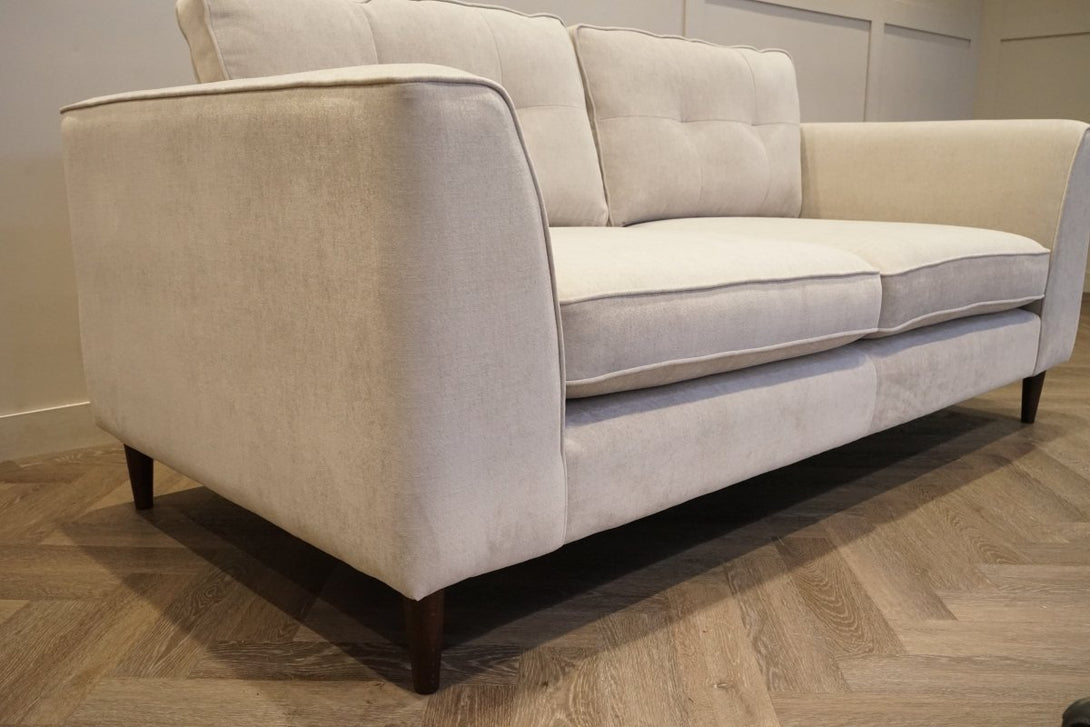 Conza Large 3 Seater Sofa, Aston Natural Linen