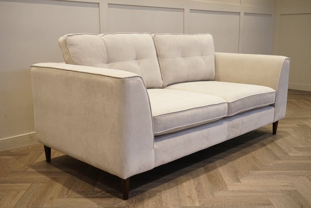 Conza Large 3 Seater Sofa, Aston Natural Linen