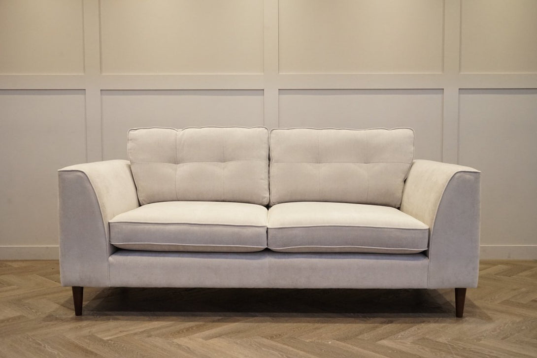 Conza Large 3 Seater Sofa, Aston Natural Linen