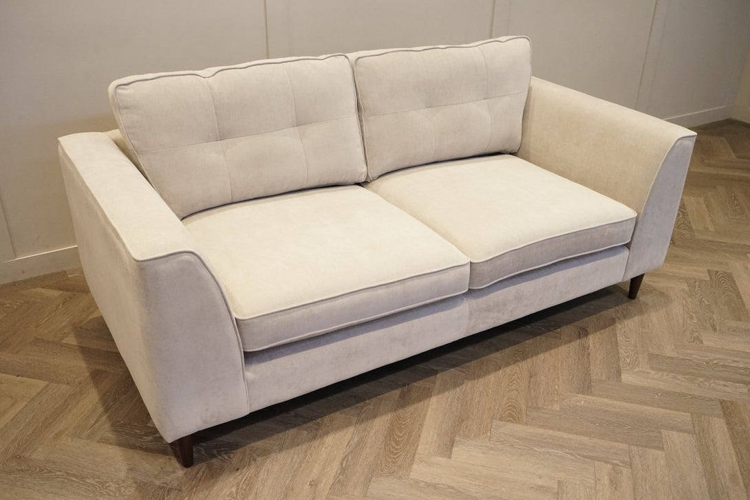 Conza Large 3 Seater Sofa, Aston Natural Linen