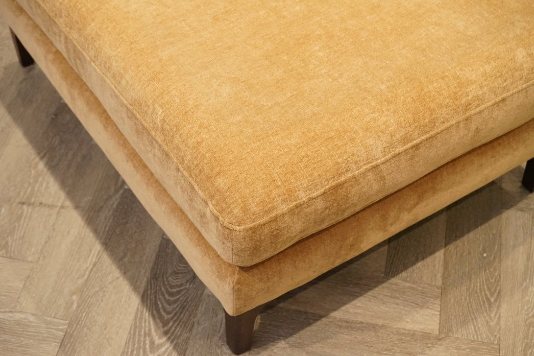 Conza Loveseat Sofa & Footstool, Dusk Rust