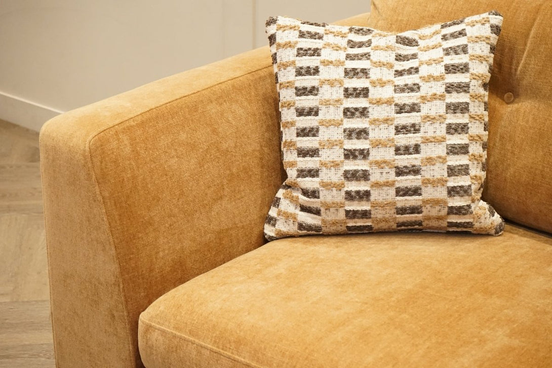 Conza Loveseat Sofa & Footstool, Dusk Rust