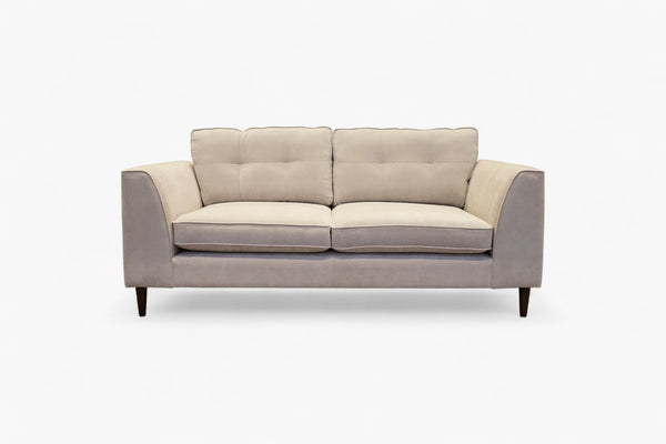 Conza Large 3 Seater Sofa, Aston Natural Linen
