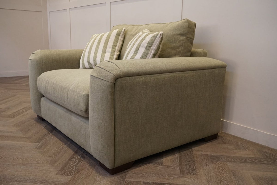 Cottage Large Cuddle Chair, Dusky Green
