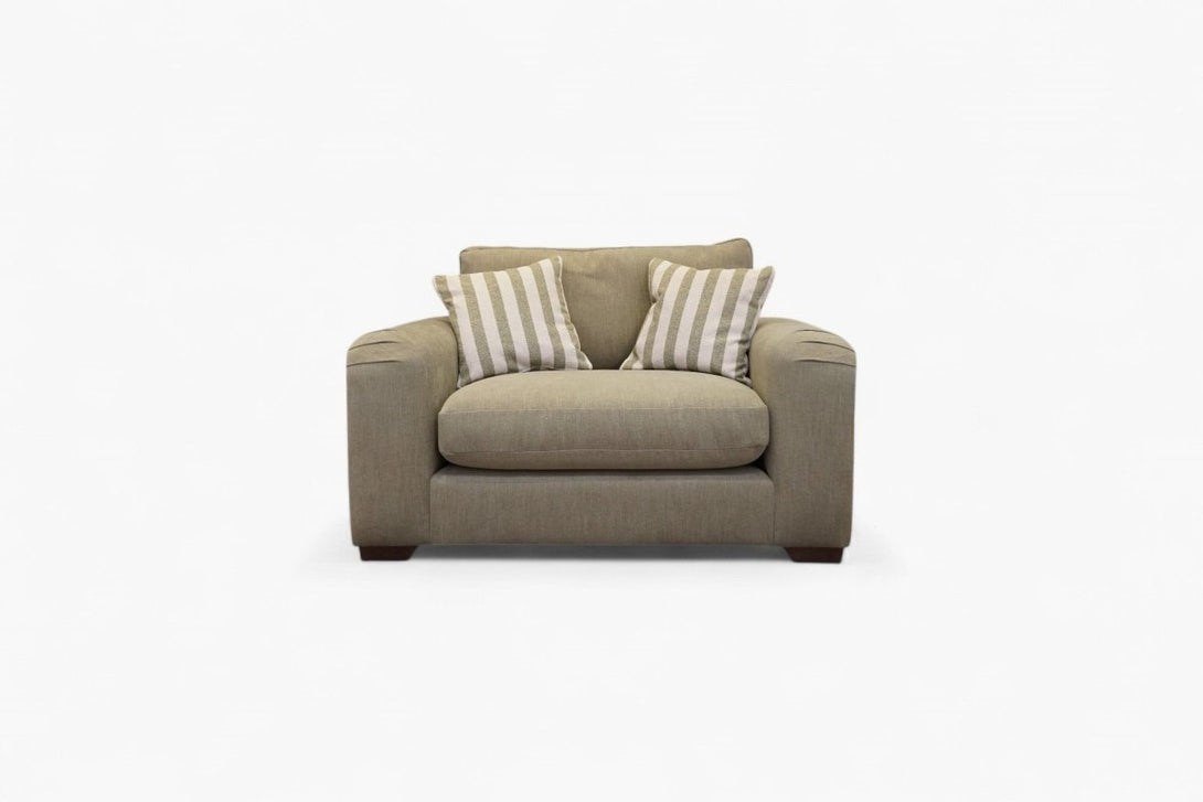 Cottage Large Cuddle Chair, Dusky Green