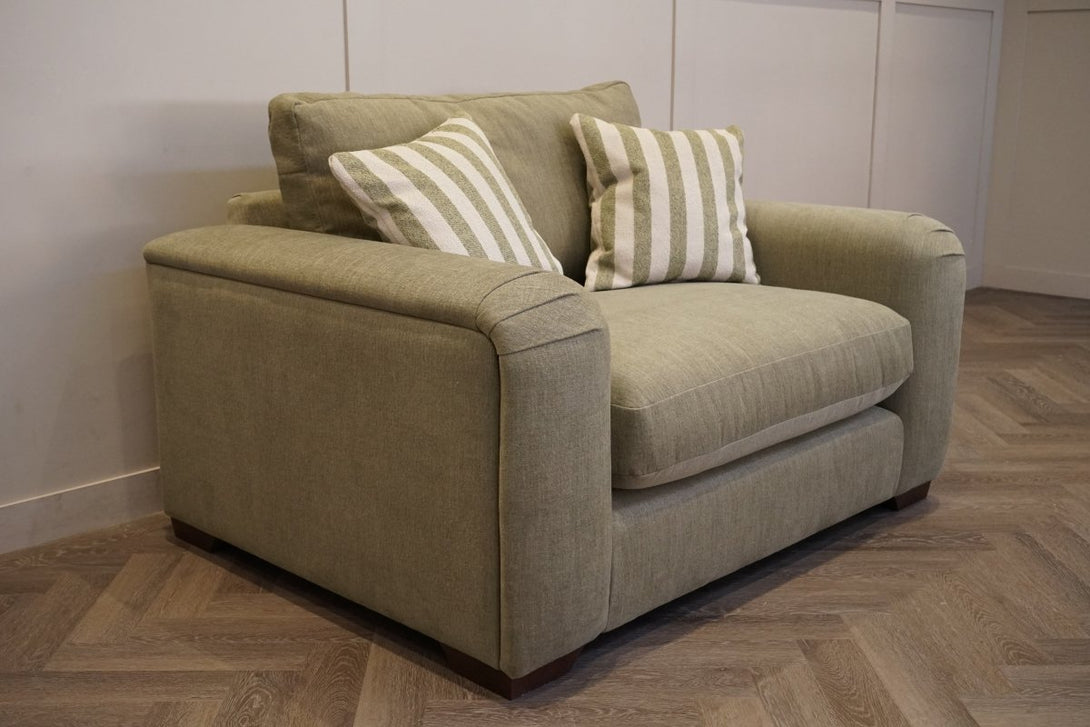 Cottage Large Cuddle Chair, Dusky Green