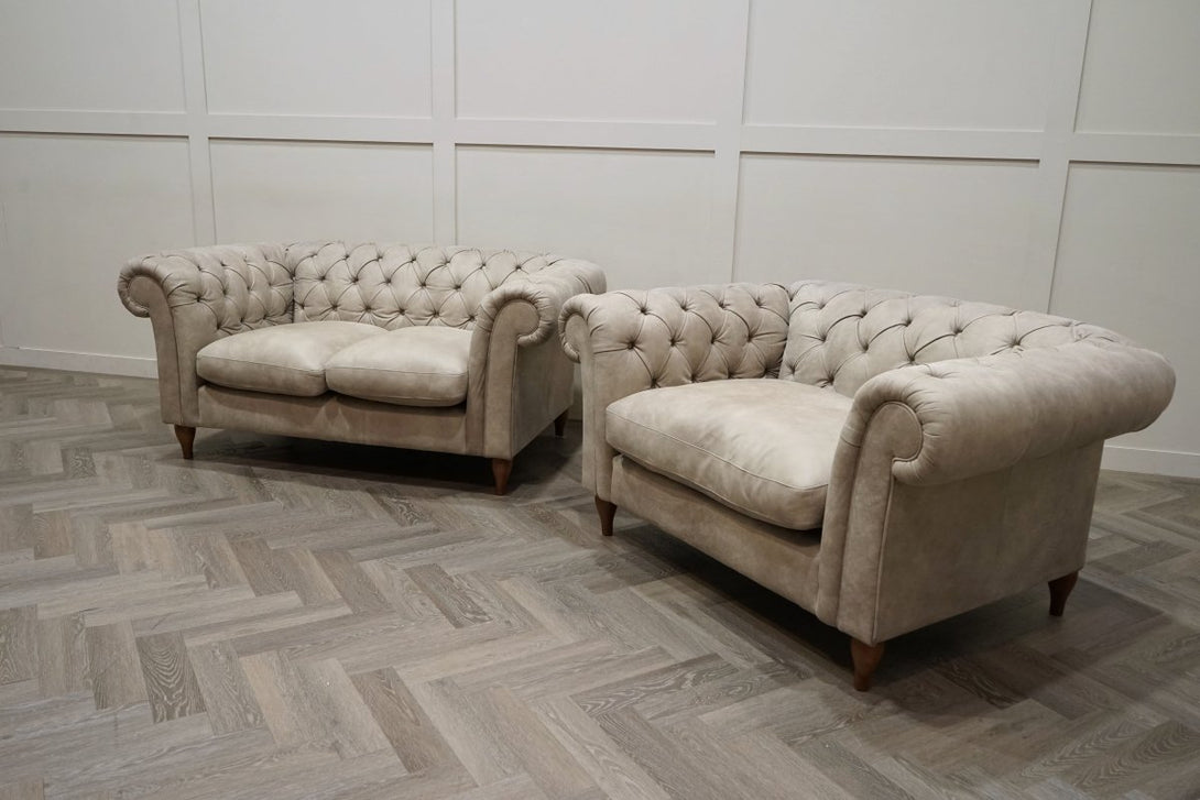 Cromwell 2 Seater Sofa & Snuggler, Demetra Grey
