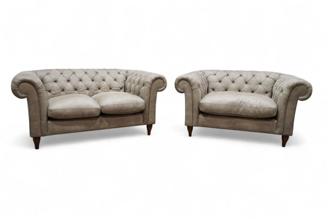 Cromwell 2 Seater Sofa & Snuggler, Demetra Grey
