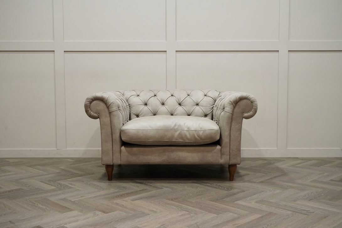 Cromwell 2 Seater Sofa & Snuggler, Demetra Grey