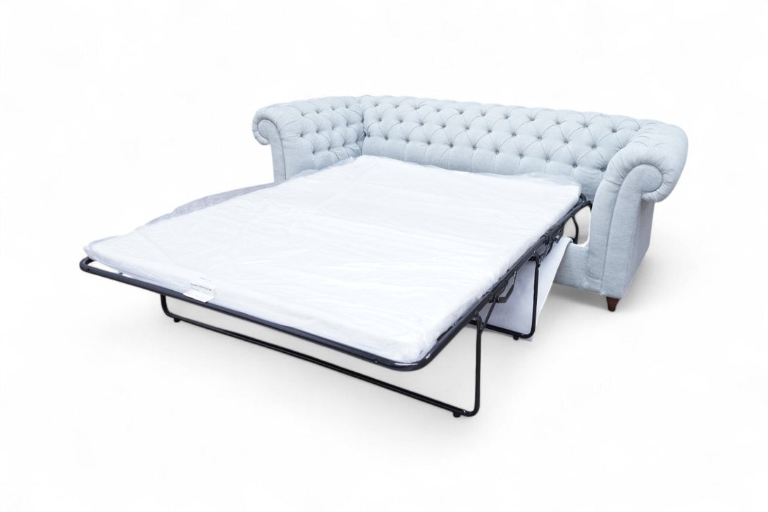 Cromwell Double Sofa Bed, Chunky Chenille Seagrass
