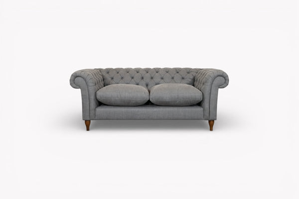 Cromwell Large 3 Seater Sofa, Soft Weave Steel