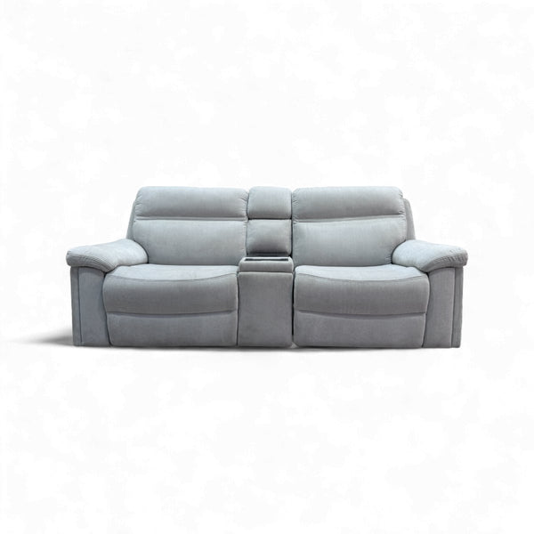 Dallas 3 Seater Power Recliner Sofa, Pale Grey