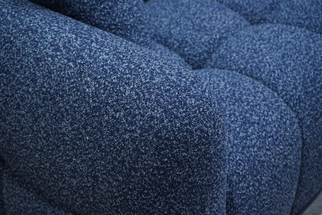 Dalton 2 Seater Sofa, Boucle Navy