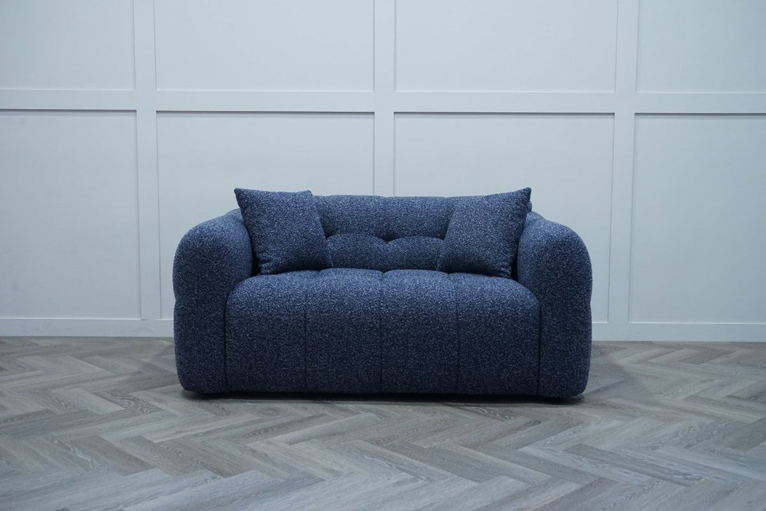 Dalton 2 Seater Sofa, Boucle Navy