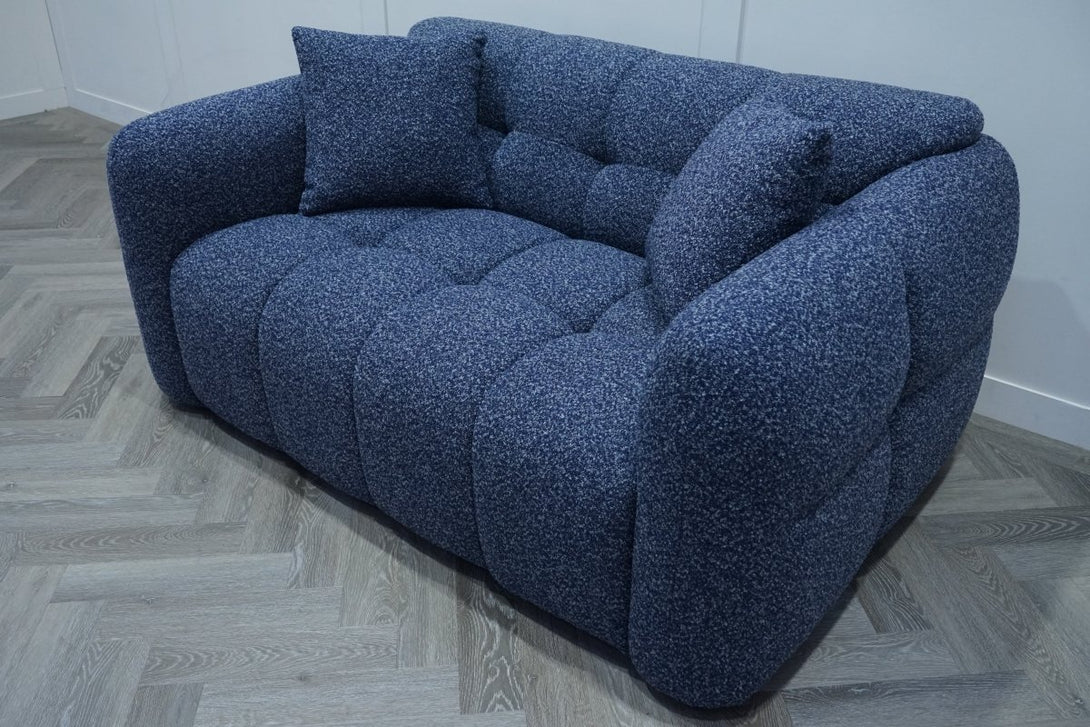 Dalton 2 Seater Sofa, Boucle Navy