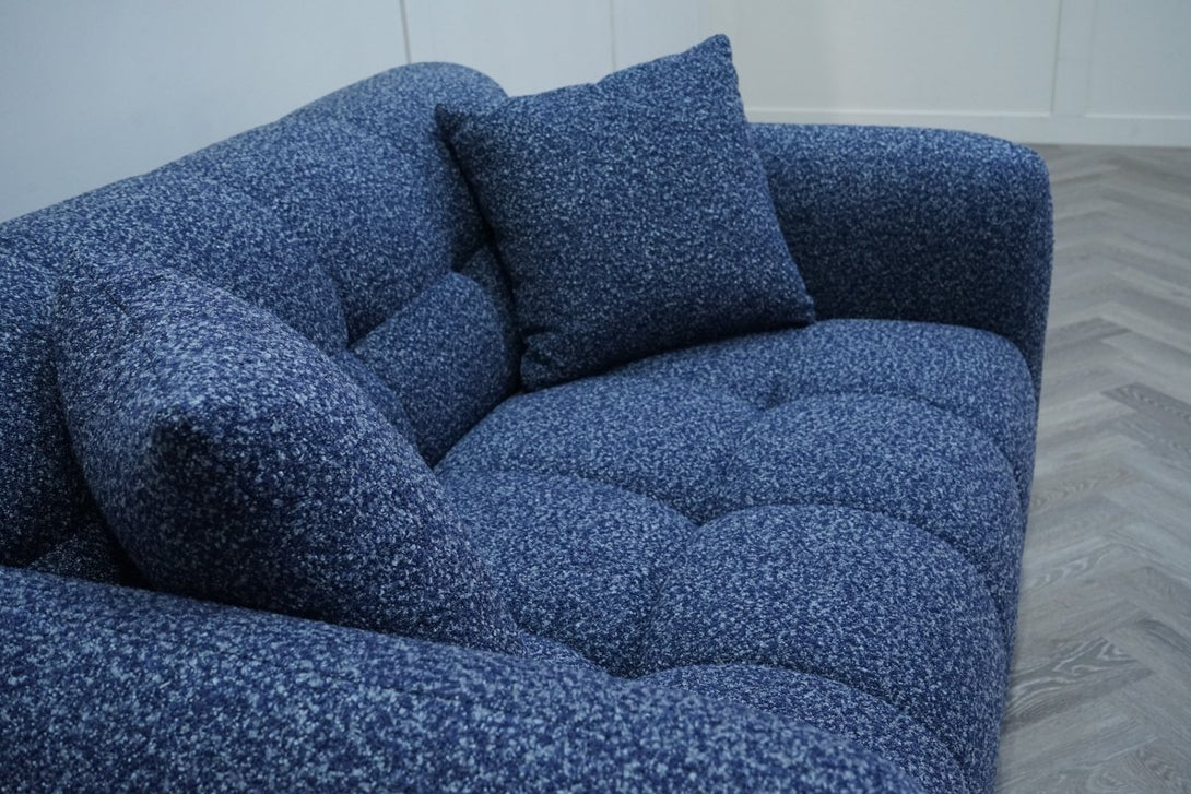 Dalton 2 Seater Sofa, Boucle Navy