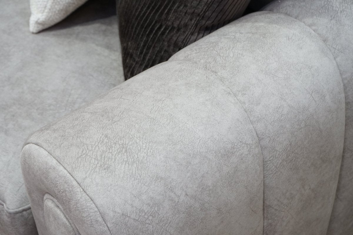 Devine 4 Seater Split Sofa, Gemini Silver